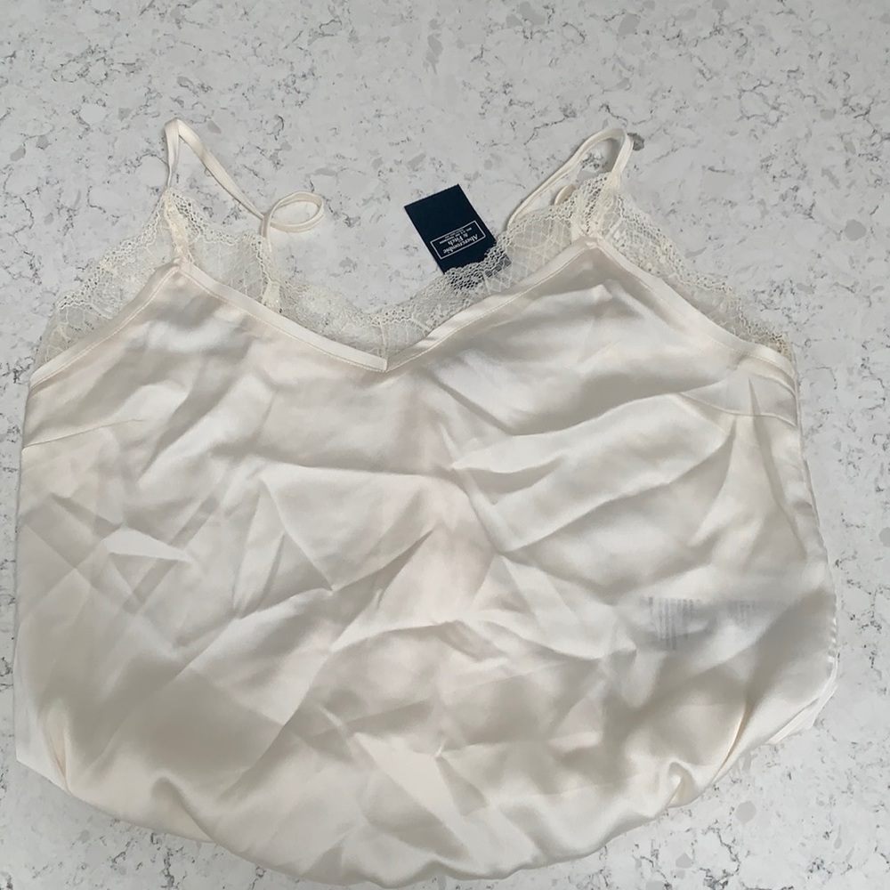 Abercrombie & Fitch leotard in off-white/cream xs NWT